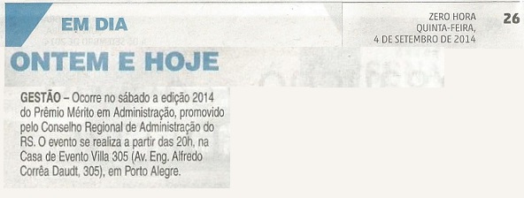 Prêmio Mérito em Administração 